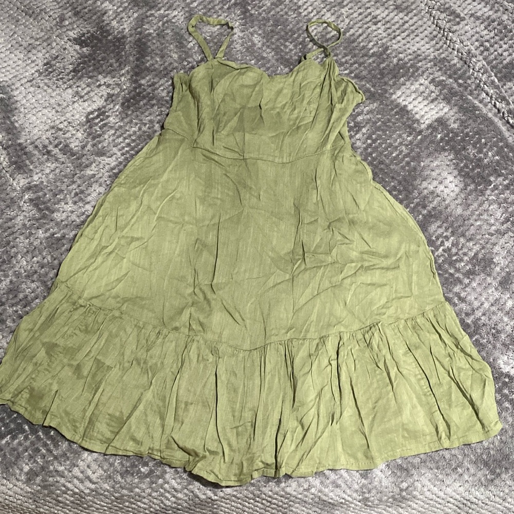 Green summer dress